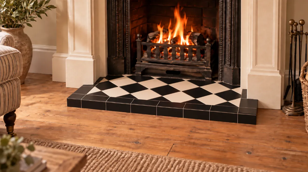 Fireplace hearth