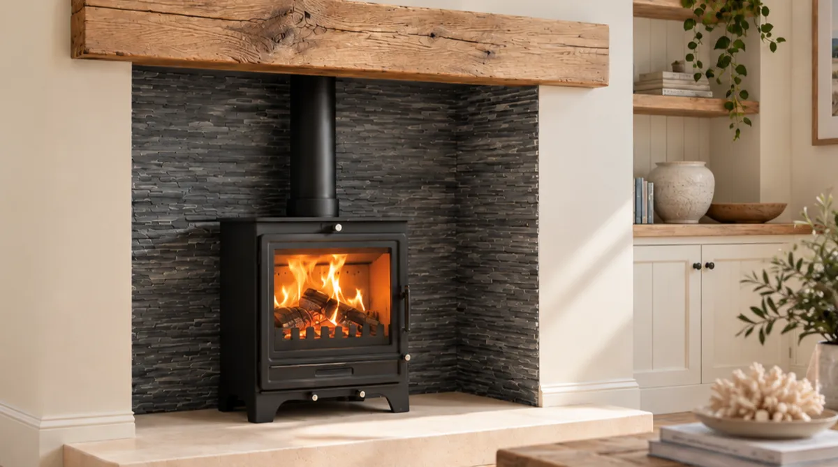 Slate Fireplace Chamber