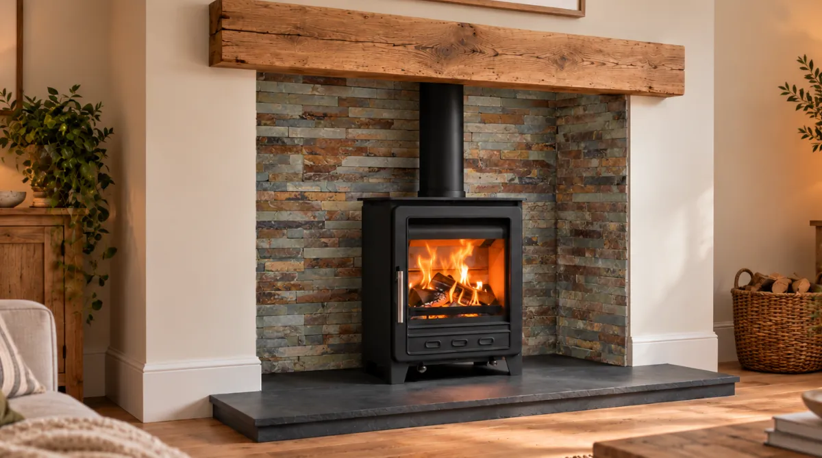 Stone Fireplace Chamber