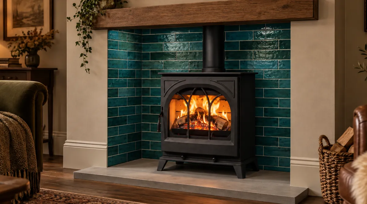 Tile Fireplace Chamber