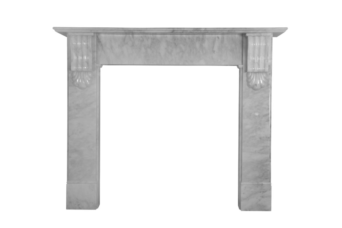 Brodsworth Carrara Marble Fireplace Surround
