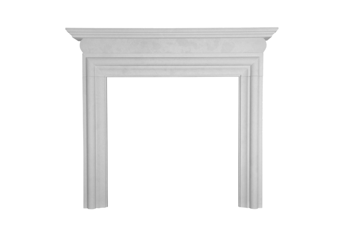 Kepple Agean Limestone Fireplace Surround