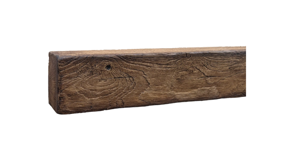 antique oak fireplace beam